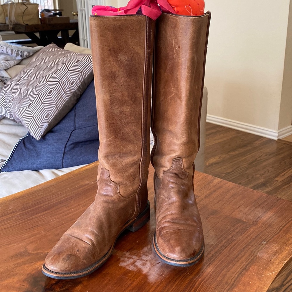 Vintage knee high Justin Ropers